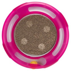 Zabawka dla kota z drapakiem Race & Scratch, plastic, 37 cm