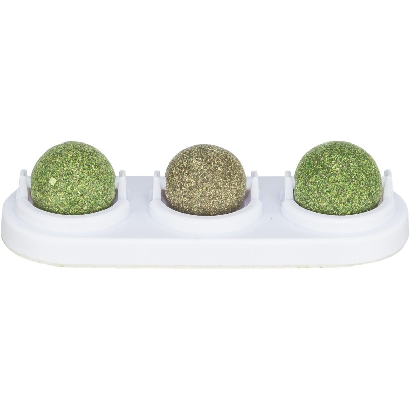 Kulki z kocimiętki i matatabi, z uchwytem, dla kota, 5 cm, do przyklejania