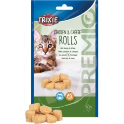 PREMIO Chicken & Cheese Roll, przysmak, dla kota, kurczak i ser, 50 g