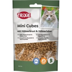 Mini Cubes, przysmak, dla kota, pierś i wątróbka z kurczaka, 50g
