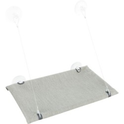 Mata do leżenia na szybę, welur, szara, 50x30 cm