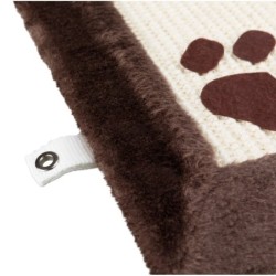 DRAPAK DLA KOTA MATA 70x45cm Z PLUSZEM CIEMNY BRĄZ