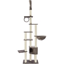 Madrid, drapak stojący, dla kota, szary, 245-270cm, 2 kartony