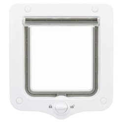 Drzwiczki dla kota 2-Way, 20 × 22 cm, białe