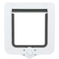 Drzwiczki dla kota 4-Way, 20 × 22 cm, białe