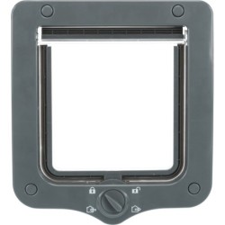 Drzwiczki dla kota 4-Way, 20 × 22 cm, szare
