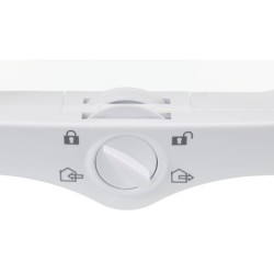 Drzwiczki dla kota 4-Way, z tunelem, 20 × 22 cm, białe