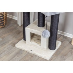 Enzo, drapak stojący, dla kota, kremowy/szary/czarny, 156 cm