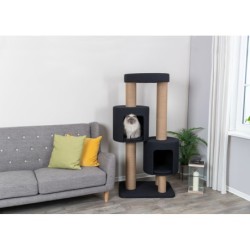 Teites XXL, drapak stojący, dla kota, czarny, 148 cm, 2 kartony