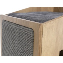 CityStyle, drapak stojący, dla kota, brązowy/szary, 105 cm