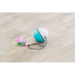 PIŁKA Z SILNIKIEM I MYSZKĄ 9cm