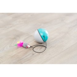 PIŁKA Z SILNIKIEM I MYSZKĄ 9cm