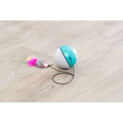 PIŁKA Z SILNIKIEM I MYSZKĄ 9cm