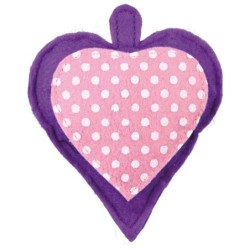 Serce z filcu z walerianą, 11 cm