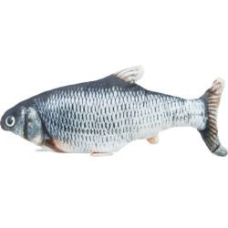 Wriggle fish, zabawka, ryba, dla kota, 30 cm, z kocimiętką, ładowana USB