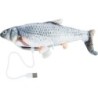 Wriggle fish, zabawka, ryba, dla kota, 30 cm, z kocimiętką, ładowana USB
