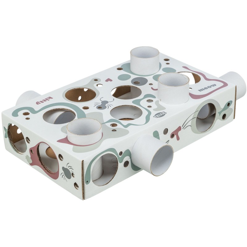 Cat Activity Paws'n'Treats Box, zabawka edukacyjna, dla kota, karton, 35 × 7 × 20 cm