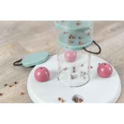 Cat Activity Gambling Tower, zabawka edukacyjne, dla kota, plastik, 25 × 27 cm