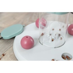 Cat Activity Gambling Tower, zabawka edukacyjne, dla kota, plastik, 25 × 27 cm