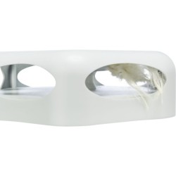 Turning feather, zabawka, dla kota, jasnoszara, plastik, 22 cm