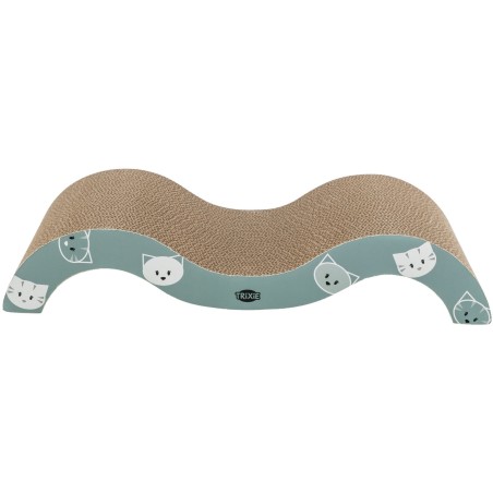 Drapak-fala  Mimi, 50 × 9 × 23 cm, turkusowy