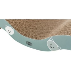 Drapak-fala  Mimi, 50 × 9 × 23 cm, turkusowy