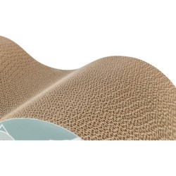 Drapak-fala  Mimi, 50 × 9 × 23 cm, turkusowy