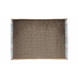 Drapak kartonowy, dla kota, 45 x 12 x 33 cm, z kocimiętką