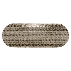 Drapak kartonowy z zabawkami, drewno/karton, z kocimiętką