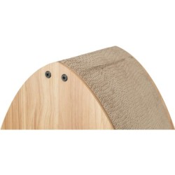 Drapak stojący, dla kota, MDF, jasnobrązowy, 48 x 48 x 28 cm