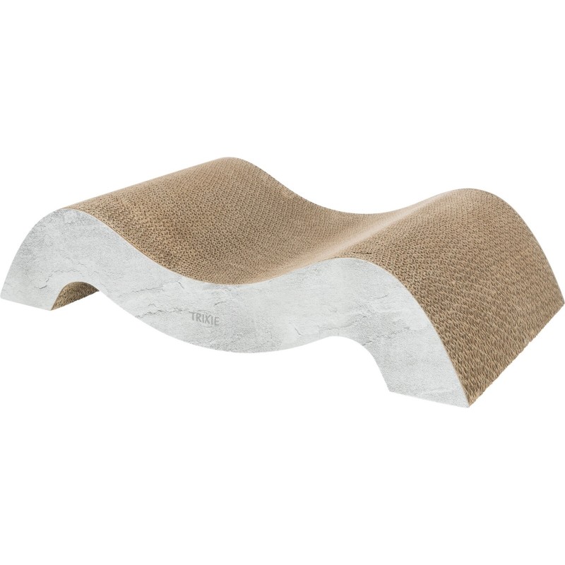 Drapak kartonowy XXL, szary, 64 × 14 × 37 cm