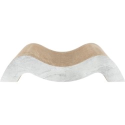 Drapak kartonowy XXL, szary, 64 × 14 × 37 cm