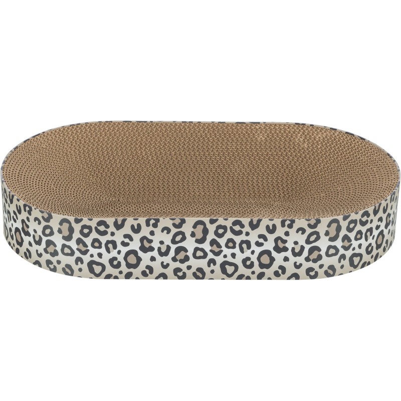 Leo, drapak kartonowy, dla kota, kremowy, 63x10x35 cm