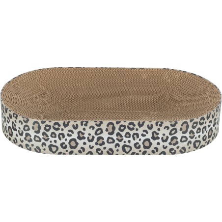 Leo, drapak kartonowy, dla kota, kremowy, 63x10x35 cm