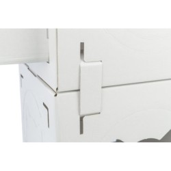 Casa Cara, domek, dla kota, biały, kartonowy, 93 x 72 x 30,5 cm, 6 elementów do dowolnego łączenia