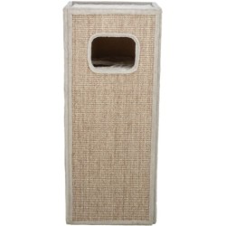 Juno, wieża dla kota, szara, 116 cm, trzypoziomowa