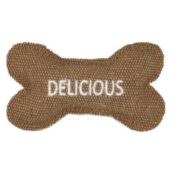 Barry King kość z mocnego materiału brązowa  10,5 x 6 cm