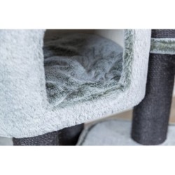 Miguel, drapak stojący, dla kota, zielono-biały,146 cm