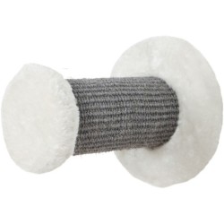 Schodek dla kota do montażu na ścianie,  o 18 × 22 cm, biało szary