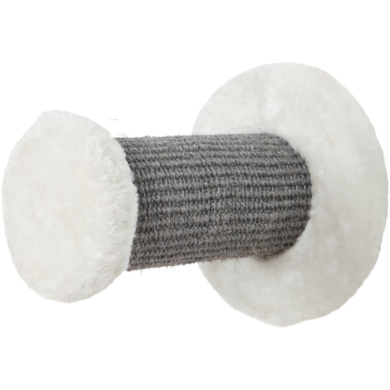 Schodek dla kota do montażu na ścianie,  o 18 × 22 cm, biało szary