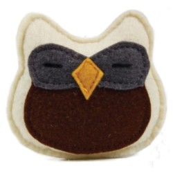 Zabawka dla kota, sowa, 8x8cm