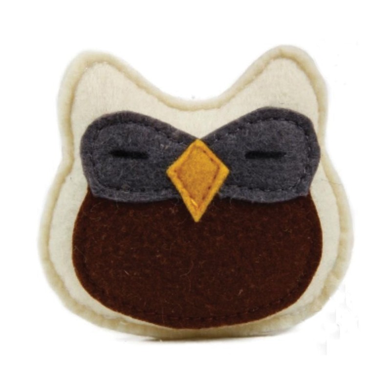 Zabawka dla kota, sowa, 8x8cm