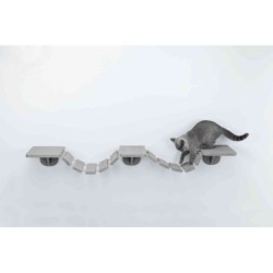 Mostek dla kota do montażu na ścianie, 150x30cm, taupe