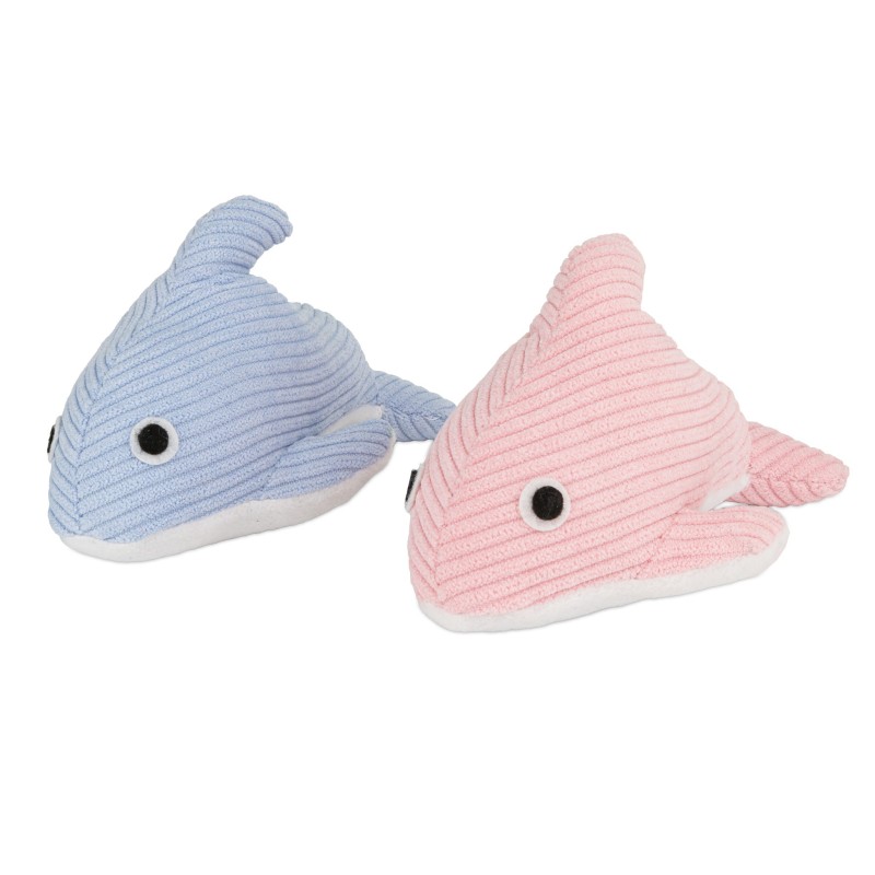 Zabawka, dla kota, delfin, pluszowa, 14 cm, z kocimiętką