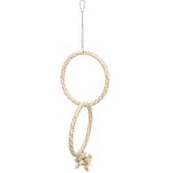 Pierścienie ze sznurka, dla ptaków, bawełna, śr. 16 cm