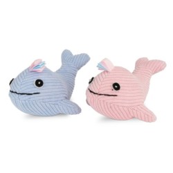 Zabawka, dla kota, wieloryb, pluszowa, 14 cm, z kocimiętką