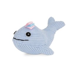 Zabawka, dla kota, wieloryb, pluszowa, 14 cm, z kocimiętką