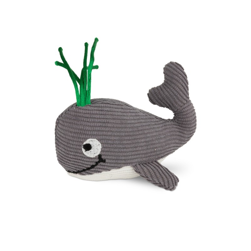 Zabawka, dla kota, wieloryb, pluszowy, 9,5 cm