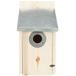 Budka legowa dla szpaków, drewno sosnowe, 18 × 31 × 16 cm/śr. otworu 4,5 cm