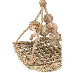 Huśtawka, dla ptaków/myszy, trawa morska, 19 x 19 cm